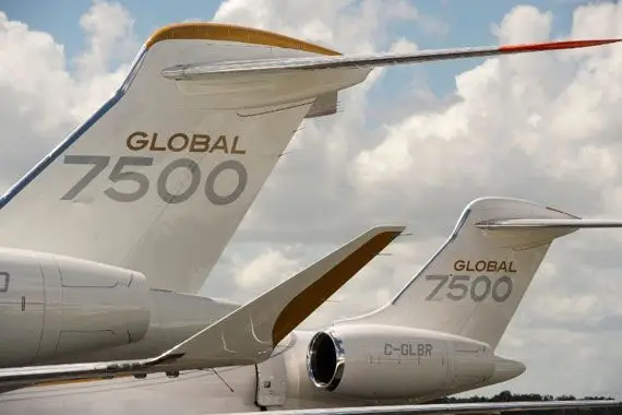 Global 7500: Bombardier s’entend avec Triumph