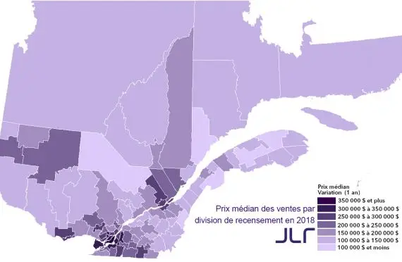 Immobilier: de la croissance dans les régions du Québec