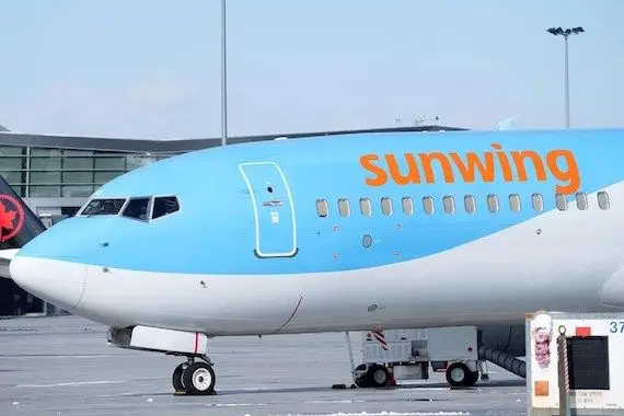 Sunwing Airlines sera intégrée aux activités de WestJet
