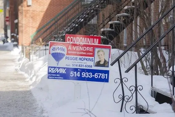 Montréal: recul des ventes résidentielles le mois dernier