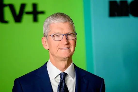 Le patron d’Apple a touché près de 100 M$US en 2021