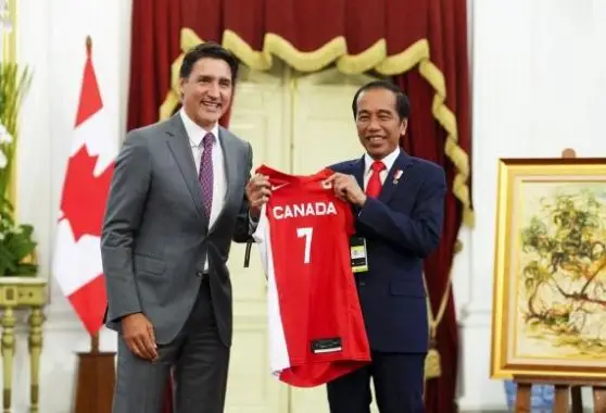 Trudeau rencontre le président indonésien