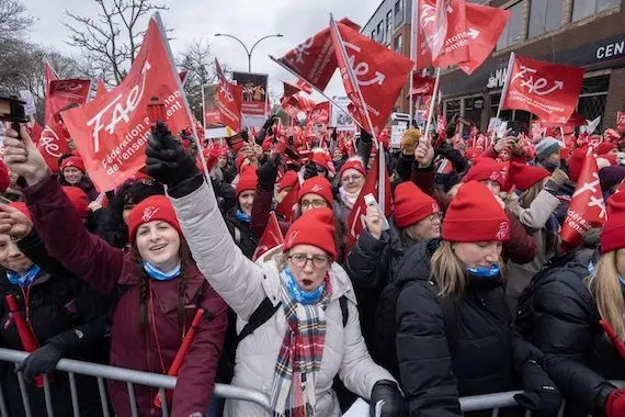 Grève: nouvelle offre de Québec à la FSE et à la FAE
