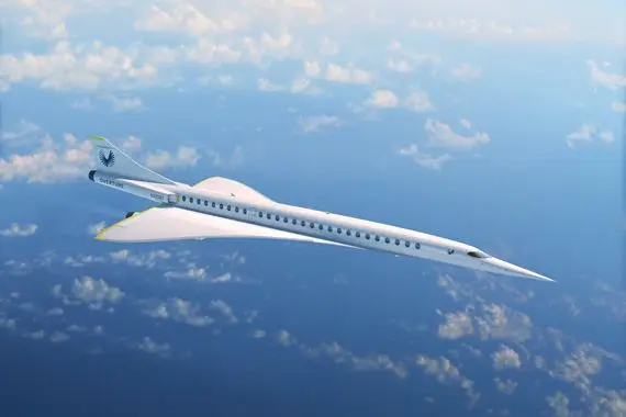 Une start-up amasse 100M$ pour son avion supersonique