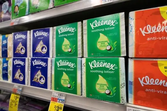 Kimberly-Clark retire les mouchoirs Kleenex au Canada