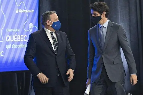 François Legault félicite Trudeau au lendemain de l’élection