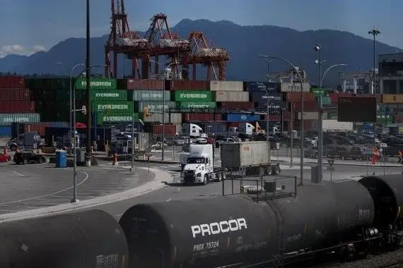 Un volume record de marchandises au port de Vancouver
