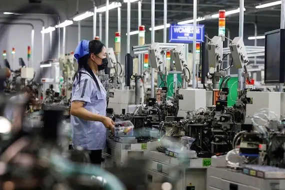L’activité manufacturière chinoise à un sommet en neuf ans