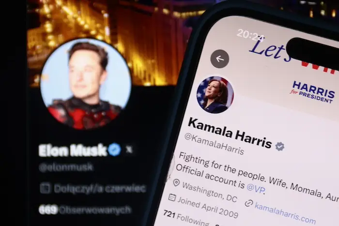 «Bots» prorusses et anti-Harris sur X: le réseau social se dit «vigilant»