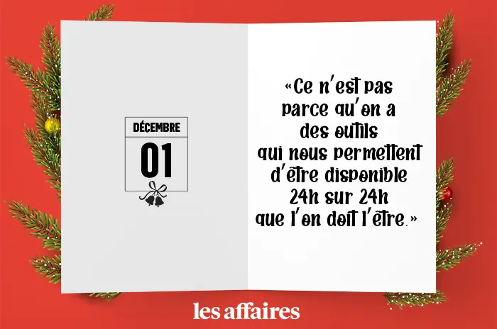 Déconnexion: la carte de souhaits du 1er décembre