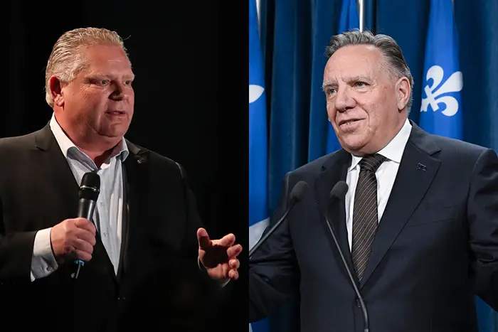 François Legault ou Doug Ford: qui est numéro 1 dans les médias?